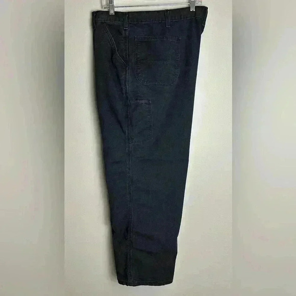 Carhartt Duck Flame Resistant 8-Pocket Utility Work Pants Black 44x30 NFPA 2112 - Picture 4 of 12